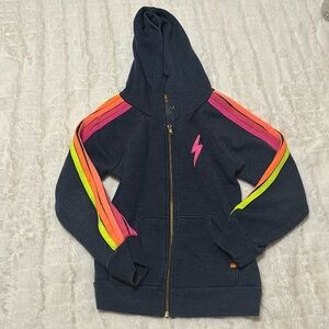 Kids aviator nation zip up hoodie